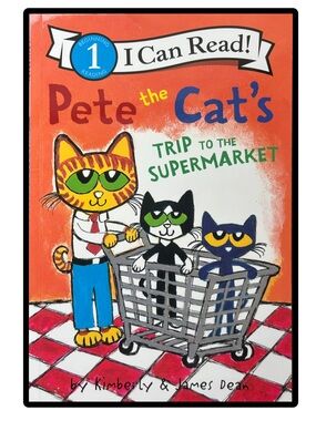 BUNDLE & SAVE 🐾 Pete the Cat:Trip to the Supermarket I Can Read Level 1 Reader